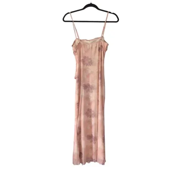 Boutique Y2K 2000s Coquette Lettuce Hem Fairy Whimsical Lolita Midi Dress S - Picture 3 of 7